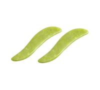 Ipetboom 2 Piezas Jade Gua Sha Masajeador Corporal Raspadores Portátiles para Mejorar Circulación Alivio Muscular y Bienestar Herramienta Tradicional para Spa y Autocuidado
