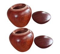 Ipetboom 2 Piezas Mini Urnas de Recuerdo para Cenizas Humanas Urnas Pequeñas de Cremación para Cenizas de Madera