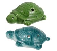 Ipetboom 2 Piezas Ocarinas de Tortuga Ocarina de Tono para Principiantes Portátil