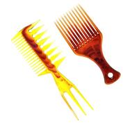 Ipetboom 2 Piezas Peine De Dientes Grandes Rastrillo Accesorios De Estilista Para Peinar El Cabello Para Peinado Fácil Casa