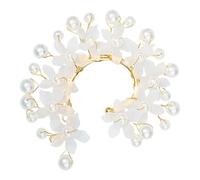 Ipetboom 2 Piezas Pendientes Ear Jackets con Perla Clips Ear Cuff Inspirados Elfos Joyería Boho Vintage Sin Perforación para Disfraces de Hadas y Cosplay de Halloween