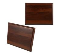 Ipetboom 2 Piezas Placas de Premio de Madera sin Terminar con Borde Biselado Soporte para Medallas de Nogal para Trofeos Deportivos y Proyectos Escolares para Grabado y Decoración DIY