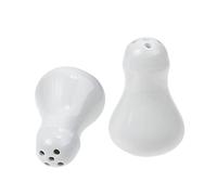 Ipetboom 2 piezas Saleros y Pimenteros de Cerámica con Dispensador de Palillos para Mesa Organizador Compacto y Elegante para Cocina y Restaurante Diseño Moderno y Funcional