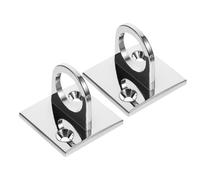 Ipetboom 2 Piezas Stanchion Wall Plate Chrome Hook Queue Barrier Anchor For Crowd Control In Hotels Theaters Event Management