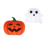 Ipetboom 2 Piezas Unidades Pinzas para Pelo Halloween Pequeñas con Diseño Calabaza y Fantasma Clips Ligeros para Mujeres y Niñas Accesorios Creativos para Fiestas y Uso Diario