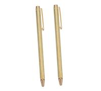 Ipetboom 2 piezas Varillas Radiestesia de Cobre Plegables Resistentes y Ligeras para Detección al Aire Conjunto Portátil Manual para Búsqueda y Exploración