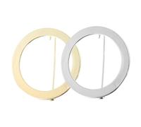 Ipetboom 2 Pinzas para Ropa Multiusos Redondas de Aleación, Broches Decorativos Elegantes y Seguros para Bufandas, Chales y Accesorios de Vestir en Ocasiones Festivas y Vida Diaria