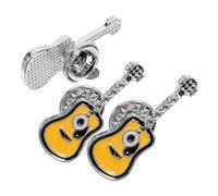 Ipetboom 2 Series Alfileres De Guitarra Retro Punk Broches De Esmalte Para Decoración Accesorios 3 Piezas*2