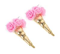 Ipetboom 2 Unids Niños Halloween Unicornio Clip De Pelo Encantador Cuerno Clip Adorable Decoración Del Cabello