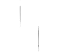Ipetboom 2 Varillas De Masaje Meridiano Para El Hogar Herramienta De Reflexología Para Masaje Facial Varilla De Varilla De Masaje Para Orejas Inoxidable Plateado