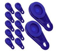 Ipetboom 20 Piezas 20 Pinzas para Lona Reutilizables Botón a Presión, Clips para Lonas de Exterior Resistentes al Viento, Fijadores Móviles para Toldos, Tiendas de Campaña y Pancartas,