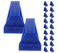 Ipetboom 20 Piezas Cuñas para Suelos de Madera Laminada Espaciadores para Pisos de Madera Dura Kit de Instalación para Suelo Laminado Herramienta Resistente de PP para Parquet y Vinilo