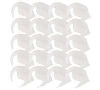 Ipetboom 20 Piezas Pegatinas Absorbentes de Sudor para Cuello de Camisa Adhesivo Absorbente de Sudor Banda Interior para Eventos Formales