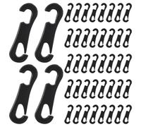 Ipetboom 200 Ganchos ABS para Funda de Asiento de Coche S Tipo 35 CM 200 Piezas Accesorios para Fijación de Cojines Vehículos Gancho para Funda de Asiento de Vehículo Duradero y