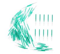 Ipetboom 200 piezas Cepillos Interdentales Suaves con Mango Ergonómico para Limpieza Oral y Cuidado de Encías Palillos Verdes para Higiene Bucal Diaria