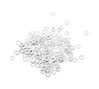 Ipetboom 200 Piezas Espaciadores y Arandelas de Metal para Reparación de Monturas de Gafas Sin Montura Accesorios Duraderos para Patillas y Marcos de Gafas de Vista