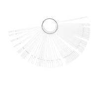 Ipetboom 200piezas De Práctica De Uñas Transparentes Para Exhibición De Esmalte y Práctica De Nail Art Soporte Multifuncional Para De Uñas Anillo Para Organización