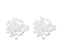 Ipetboom 200piezas Esponjas De Uñas Para Maquillaje y Art Deco De Sombra Para Manicura Pequeñas y Prácticas Herramientas De Belleza Forma Cuadrada Para Aplicaciones Desorden