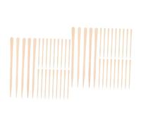 Ipetboom 200piezas Palitos De Cera Para Depilación Aplicadores De Madera y Perfectos Para Aplicar Cera Nariz y Cuerpo
