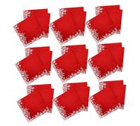 Ipetboom 20hojas Servilletas Navideñas Estampado de Copos de Papel para Decoración de Fiestas Centro de Mesa de Navidad