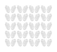 Ipetboom 20pares Almohadillas Nasales de Silicona para Gafas Almohadillas de Repuesto Puente Gafas Nasales Suaves para Uso Diario para Cómodo