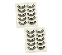 Ipetboom 20pares Pestañas Postizas Brillantes De Rhinestone De Pestañas Dramáticas Para Mujeres y Niñas Para Actuaciones y Maquillaje Diario