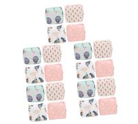 Ipetboom 20piezas Bolsa De Almacenamiento De Compresas Reutilizables Para Mujeres Organizador De Almohadillas Menstruales Lavable Blanca Cactus De Arce