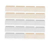 Ipetboom 20piezas Material De Horquilla Peines Metálicos Para Manualidades Accesorios Cabello Para Tocado De Boda y Peinado Lateral