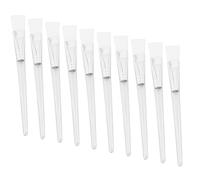 Ipetboom 24 Piezas Cepillo Para Mascarilla Facial Transparente De Cristal Aplicador De Mascarilla Salón De Belleza Para Tratamientos Faciales