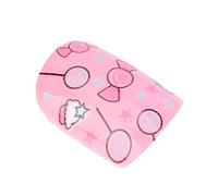 Ipetboom 24 Piezas uñas falsas para pegatina embalaje uña del dedo del pie dedos falso chicas Uñas artificiales infantiles hermosa etiqueta engomada del clavo uñas postizas