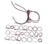 Ipetboom 24piezas Gomas Elásticas Pelo Accesorios Para Mujer Coleteros y Pulseras