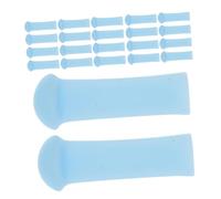 Ipetboom 24piezas Puntas De Silicona Para Limpiador De Oídos Tapas Visibles De Cuchara Para Oído De Puntas Reemplazables Para Limpieza De Cerumen Húmedo y Seco Accesorios Flexibles Para