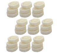 Ipetboom 25piezas Esponja De Lufa Vegetal Esponja De Baño Para Luffa Exfoliante Jabonera De Baño Almohadilla Unidades