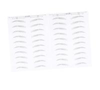Ipetboom 2hojas Pegatinas De Cejas Impermeables Parches De Cejas Simuladas Para Maquillaje De Mujeres Estándar
