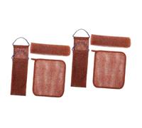 Ipetboom 2juegos Esponjas Exfoliantes De Africana Para Ducha Paño De Exfoliación Para Espalda Pies y Cara Para Limpieza Profunda y Suave