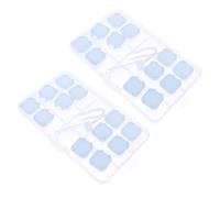 Ipetboom 2juegos Estuche para Lentes De Contacto De Caja De Cuidado para Lentes Cosméticas Organizador Portátil para Viajes De Estuches para De Contacto