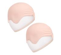 Ipetboom 2juegos Peluca de Monje Falsa para Calva Accesorio de Halloween para Cosplay de Gorra de Látex para Disfraz de Calva de Hombre Adulto