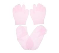 Ipetboom 2pares Calcetines y Guantes Hidratantes Gel Para Pies y Manos Antideslizantes Múltiples Usos