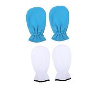 Ipetboom 2pares Guantes Cera Parafina Lavables Guantes Parafina Profesionales Portátiles Abertura Elástica