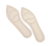 Ipetboom 2pares Plantillas Para Tacones Antisudor y Transpirables Cuero Cómodas y Resistentes