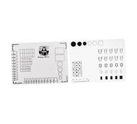 Ipetboom 2piezas Almohadilla De Silicona Para Manicura Profesional Estera Flexible y Antideslizante Para Arte De Uñas Practicable y Fácil De Limpiar Para Salones y Uso Casa