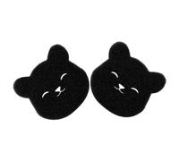 Ipetboom 2piezas Bolas De Lavandería Forma De Oso Atrapapelusas Para Lavadora Quitapelusas Para Mascotas Bolas Quitapelusas Para Lavar Ropa Filtro De Pelusas Para Lavadora Malla Atrapapelus