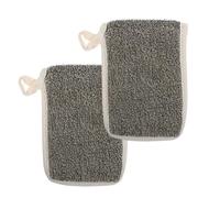 Ipetboom 2piezas Bolsa De Jabón De Malla Negra Con Cordón Para Baño Bolsa De Almacenamiento y Exfoliación Práctica Para Ducha y Cuidado Piel