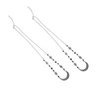 Ipetboom 2piezas Cadenas De Retro Diseño De y Cristales Para Mujeres y Accesorios De Joyería Para y