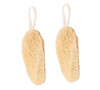 Ipetboom 2piezas Cepillo De Cocina Esponja Vegetal Unidades Para Lavar Platos Esponja De Lufa Lazo Herramientas De Limpieza y Restaurantes