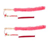 Ipetboom 2piezas Cepillo De Limpieza Para Guzheng De Cepillo De Accesorio Para Dulzaina Pelo De Conejo Para Instrumentos Musicales Limpieza Espacios Reducidos