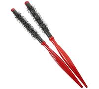 Ipetboom 2piezas Cepillos De Pelo Redondos Mango De Madera Secador Alta Resistencia Suave Al Fácil De Manejar