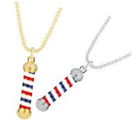 Ipetboom 2piezas Collar De Luz Giratoria Para Peluquería Collar Colgante De Lámpara De Barbería Decorativo Para Mujer Para Salón De