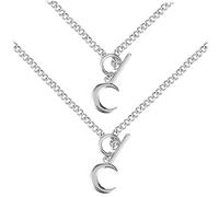 Ipetboom 2piezas Collares De Cadena Colgante De Luna Collar Gargantilla Para Mujer Bisutería De