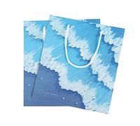 Ipetboom 2piezas Creative Wrapping Bags Paper Storage Pouches for Candy and Chocolates High-grade Paper Design for Celebrations and Special Occasions